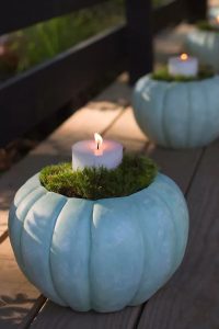 Ceramic Pumpkin Planter View 2