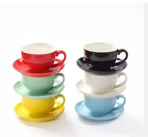 Color Ceramic extra Strong Cup Set Coffee Cup American Italian European Espresso Cup 75ml View 2