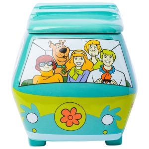 Silver Buffalo Scooby-Doo The Mystery Machine 3D Sculpted Ceramic Cookie Jar Featuring Shaggy View 2