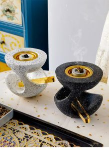 Resin Hanging Pot Shaped Incense Burner, Handheld Aroma Diffuser, Home Decoration, Middle Eastern Arab Festival Incense burner