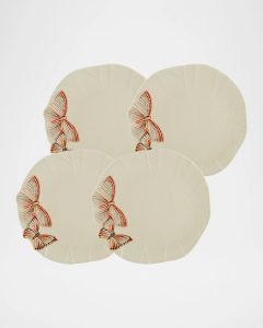 Cloudy Butterflies Dessert Plate by Claudia Schiffer